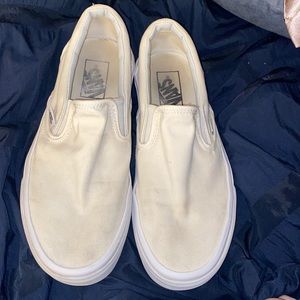 Women’s white vans great condition
